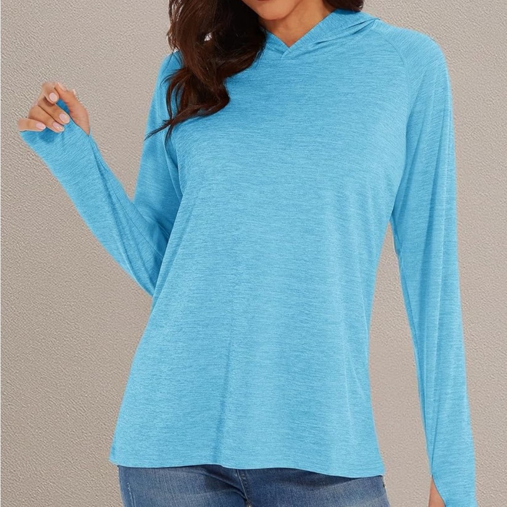 Athletic Works Blue Light Weight Hoodie